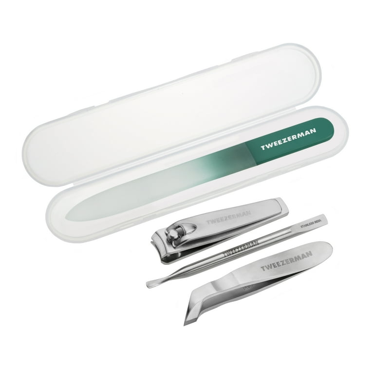 Emerald Shimmer Nail Care Set Includes Glass Nail File Nail
