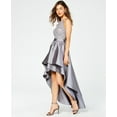 thumbnail image 1 of Emerald Sundae Juniors Lace Top Asymmetrical Skirt Gown;15, 1 of 2