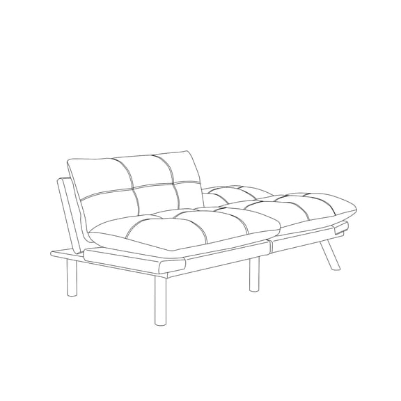 Emerald Upholstered Pine Sofa - 165° Back Angle - Small Room - Modern Design