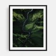 thumbnail image 1 of Emerald Veins - Iceland Photography Nature Landscape Wilderness Scenic Black Framed Wall Art Print 9 x 12 inches, 1 of 4