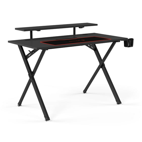 Staples Emerge Vizon 47" Gaming Desk Black 59260