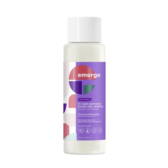Emerge Detangling Shampoo Curls It's Knot Happening 16 oz