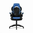 thumbnail image 1 of Emerge Technologies EEM51464 Vortex Bonded Leather Gaming Chair, Blue & Black, 1 of 5