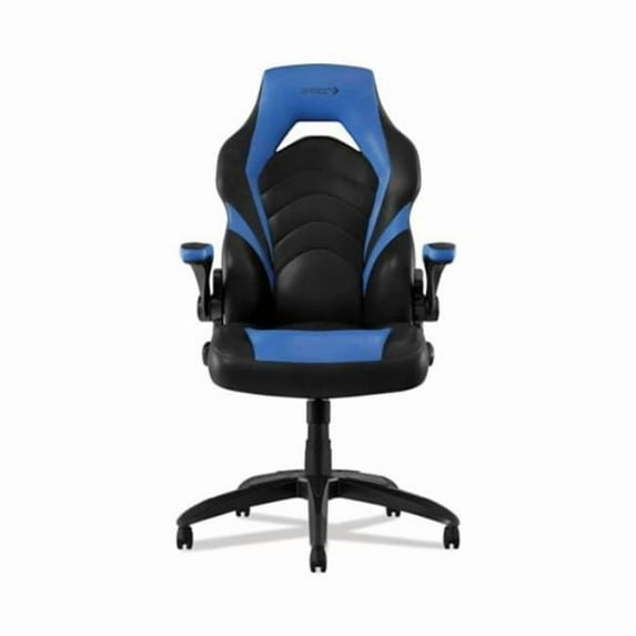 Emerge Technologies EEM51464 Vortex Bonded Leather Gaming Chair, Blue & Black