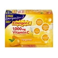 thumbnail image 1 of Emergen-C + 2 Bonus Emergen-Z (30 Count, Tangerine Flavor) Dietary Supplement Fizzy Drink Mix with 1000 mg Vitamin C, 0.33 Ounce Packets, 2 Emergen-Zzzz Samples Included, Caffeine Free, 1 of 5