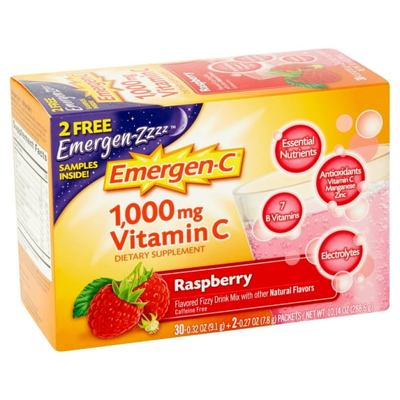 Emergenc Emc Raspberry 30ct With Emz Bonus
