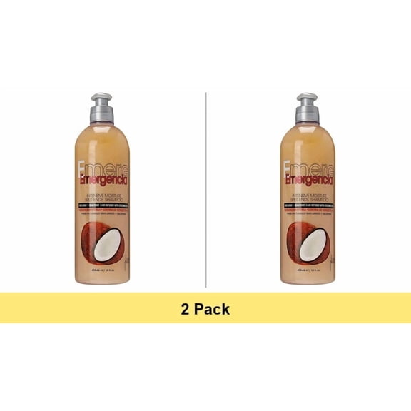 Emergencia Toque Magico Coconut Intensive Moisture Split Ends Shampoo, 16 oz - 2 Pack