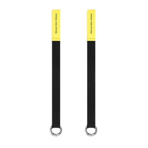 Emergencies Pull String Car Door Access Rope Release Lanyard, Strong Nylon Build for Quick Door Opening in Crisis 2pcs