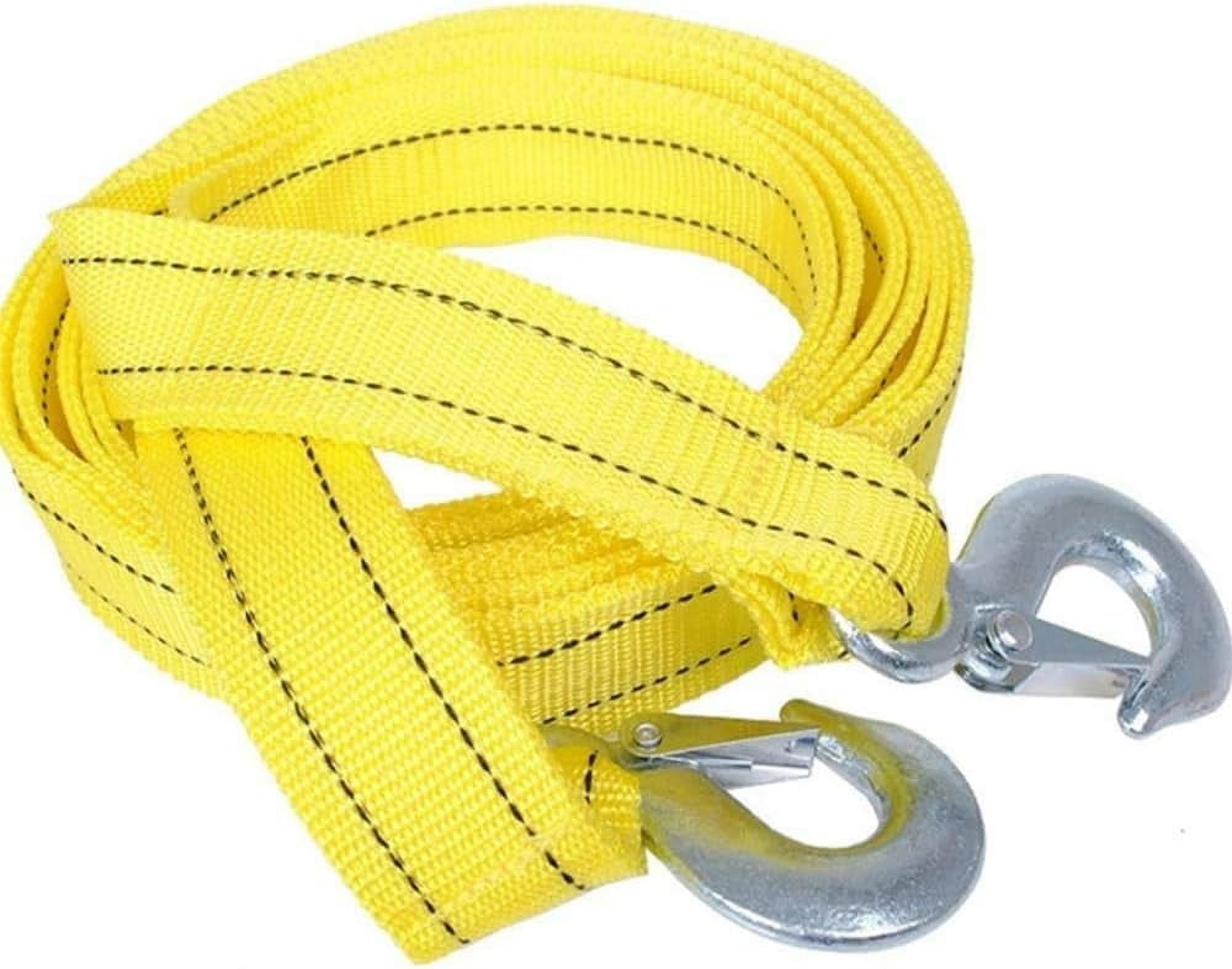 Emergency Accessories, Bright Yellow Tow Rope with Reflective Design