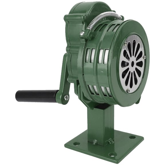 Emergency Alarm Tool 110dB Hand Crank Siren Red Manual Operated Alarm For Security Outdoor Survival