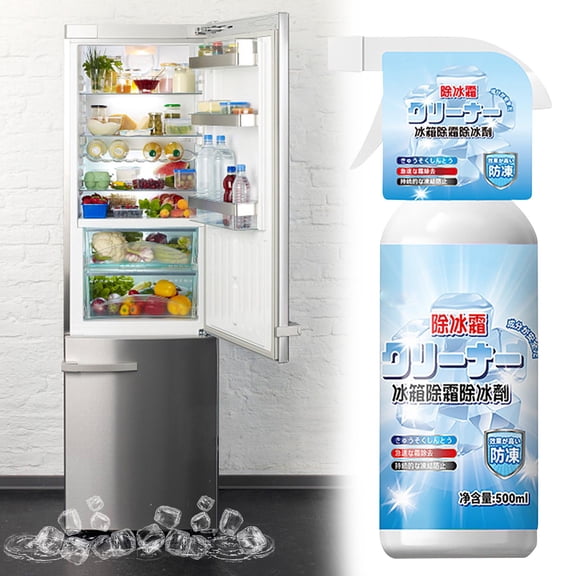 Emergency Auto Deicer Spray - Rapid Windshield Defroster, Car Lock Deicer, and Refrigerator Frost Remover All in One, Convenient 500ml Size