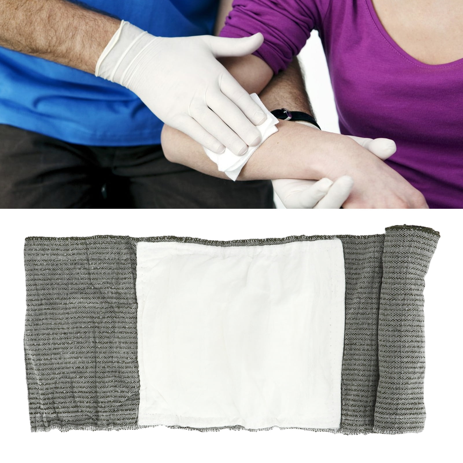 Emergency Bandage Nylon Wire Compression Trauma Wound Dressing