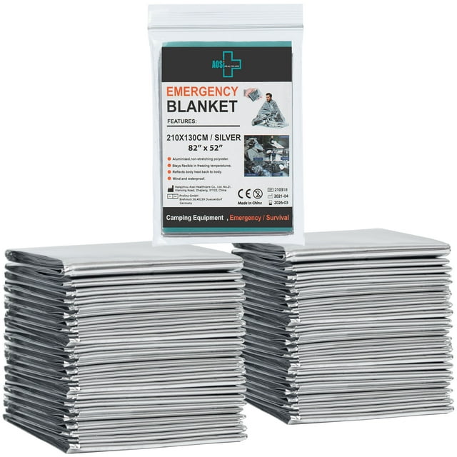 Emergency Blanket (12Pack) for Emergencies High Quality Material
