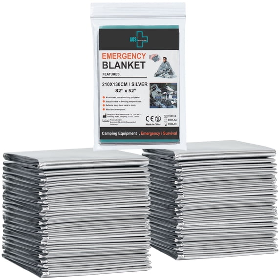 General Medi Emergency Blanket (12-Pack) for Emergencies- High Quality Material