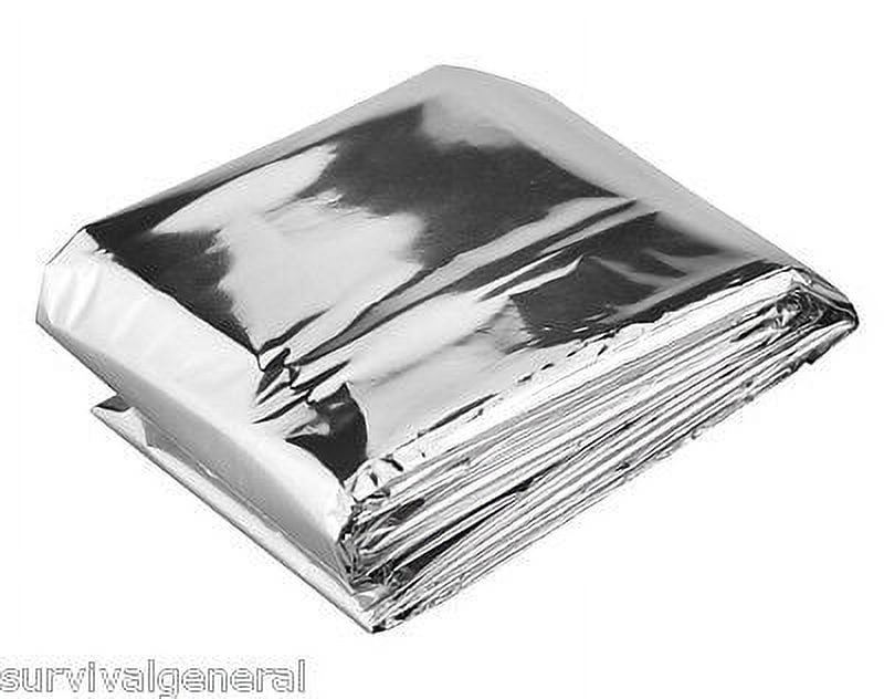 Emergency Blanket Body Heat Mylar Camping Hiking Emergencies Survival