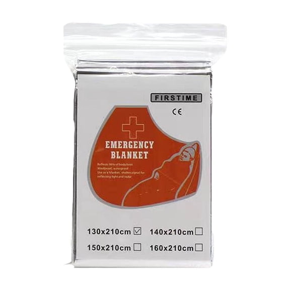 Emergency Blanket, Space Blanket Survival Rescue Reflective， foil kit Outdoors Hiking Camping Blanket Perfect for Outdoors, Hiking, Camping Survival