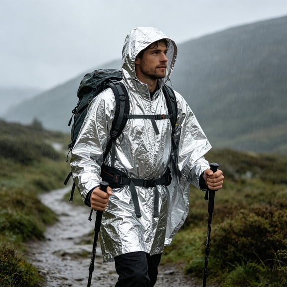 Emergency Blankets Mylar Thermal Blanket of Space Blanket 50 * 39 in. Survival Blankets Heavy Duty Camping Gear,First Aid