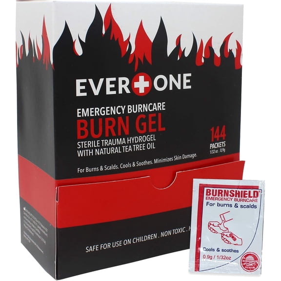 Emergency Burncare Burn Gel, 0.9g (Pack of 144)