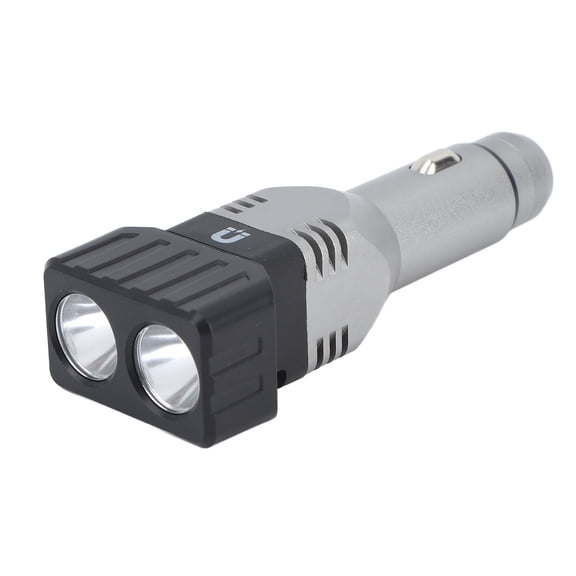 Emergency Car Charged Flashlight Super Bright Dual LED Light Source 800mAh Handheld Automobile Survival Tool Torch (5.9 x 2.4 x 1.2 inches / 15.0 x 6.0 x 3.0 cm)