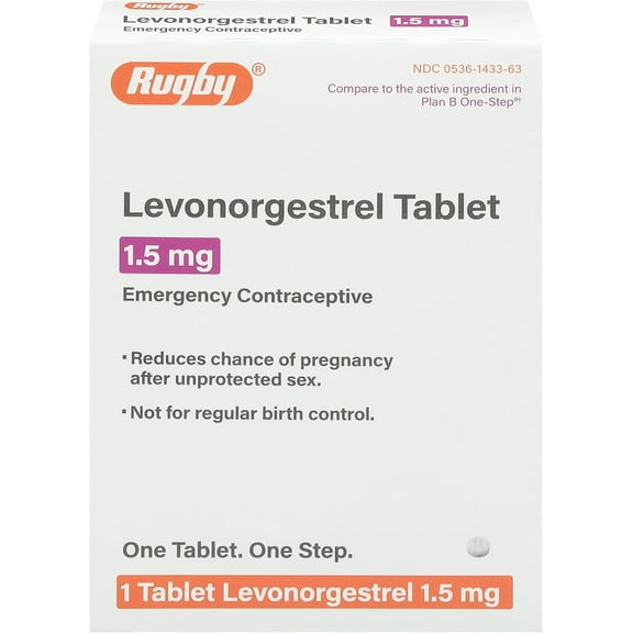 Emergency Contraceptive Pill | Compare to Plan B One-Step | 1.5MG ONE TABLET | 1PK