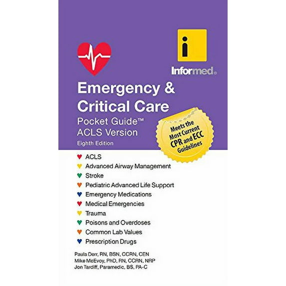 Pre-Owned Emergency & Critical Care Pocket Guide, 9781284136999, 128413699X, Paperback, 8 edition