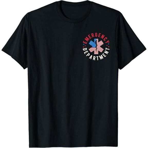Emergency Department 4th of July USA Emergency Room Er Nurse T-Shirt