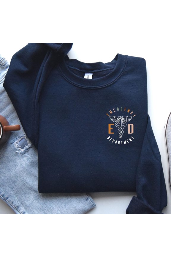 Emergency Department ER Nurse Tech Medical Assistant Sweatshirt All Size S-5Xl