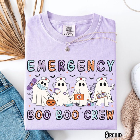Emergency Department Er Nurse Retro Rn Lpn Doctor T-Shirt All Size S-3XL