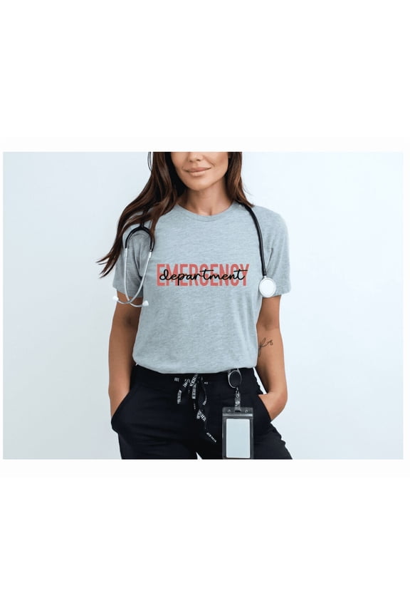 Emergency Department Shirt Er T Shirt Ed Nurse Emergency Medicine Ed Rn Registered Nurse Emergency Room Er Tech T Shirt Er Nurse Unisex Full Size S-5Xl