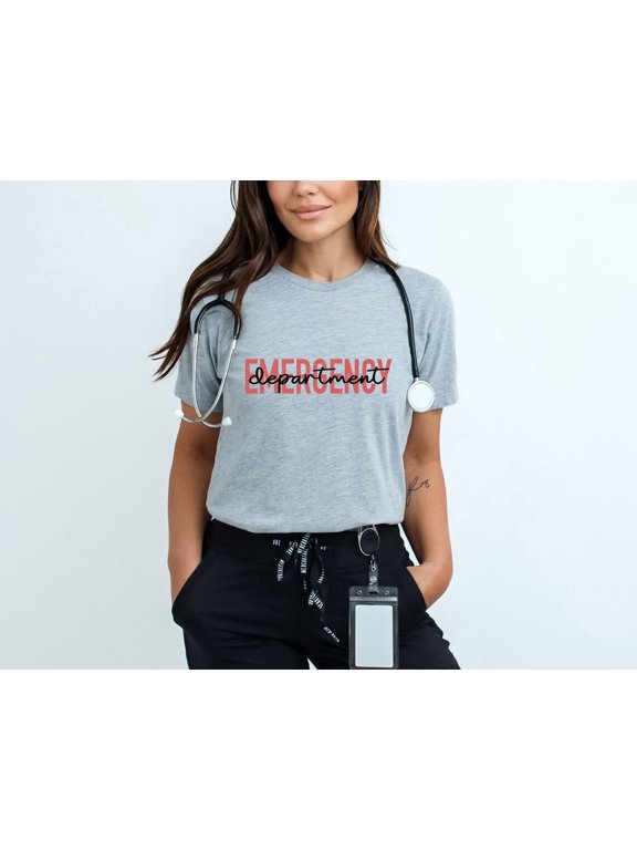 Emergency Department Shirt Er T Shirt Ed Nurse Emergency Medicine Ed Rn Registered Nurse Emergency Room Er Tech T Shirt Er Nurse Unisex