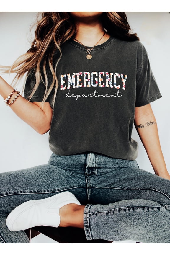 Emergency Department Shirt, Retro ER Nurse Tee, ED RN Tech T-Shirt, Emergency Room Nurse, Registered Nurse Graduation Nurse Life Tshirt All Size S-5XL