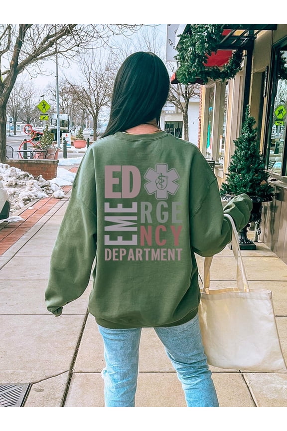 Emergency Department Sweatshirt Emergency Nurse Sweatshirt ER Nurse Emergency Room Nurse Emergency Sweater ER Tech Emergency Medicine Shirt Sweatshirt All Size S-5XL