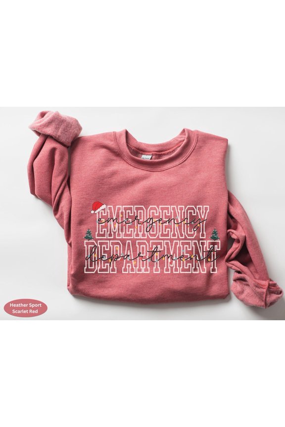Emergency Department Sweatshirt Er Department Shirt Emergency Nurse Er Nurse Crewneck Er Tech Sweatshirt