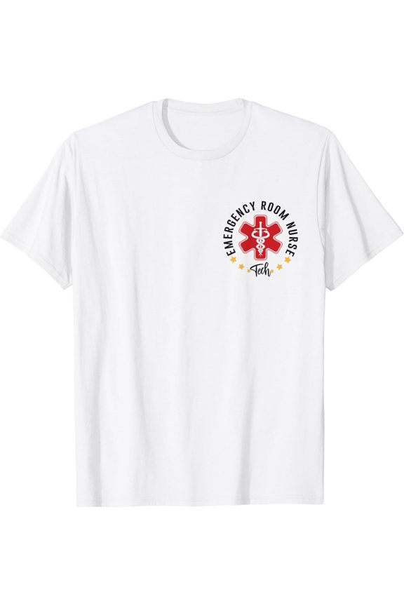 Emergency Department Tech Er Tech Emergency Room Nurse Tech T-Shirt Size S-5XL