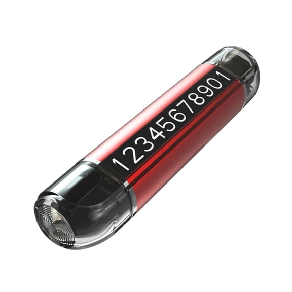 Emergency Escape Tool for Vehicles Compact Safety Hammer with Parking Number Plate Multipurpose Vehicle Safety Hammer