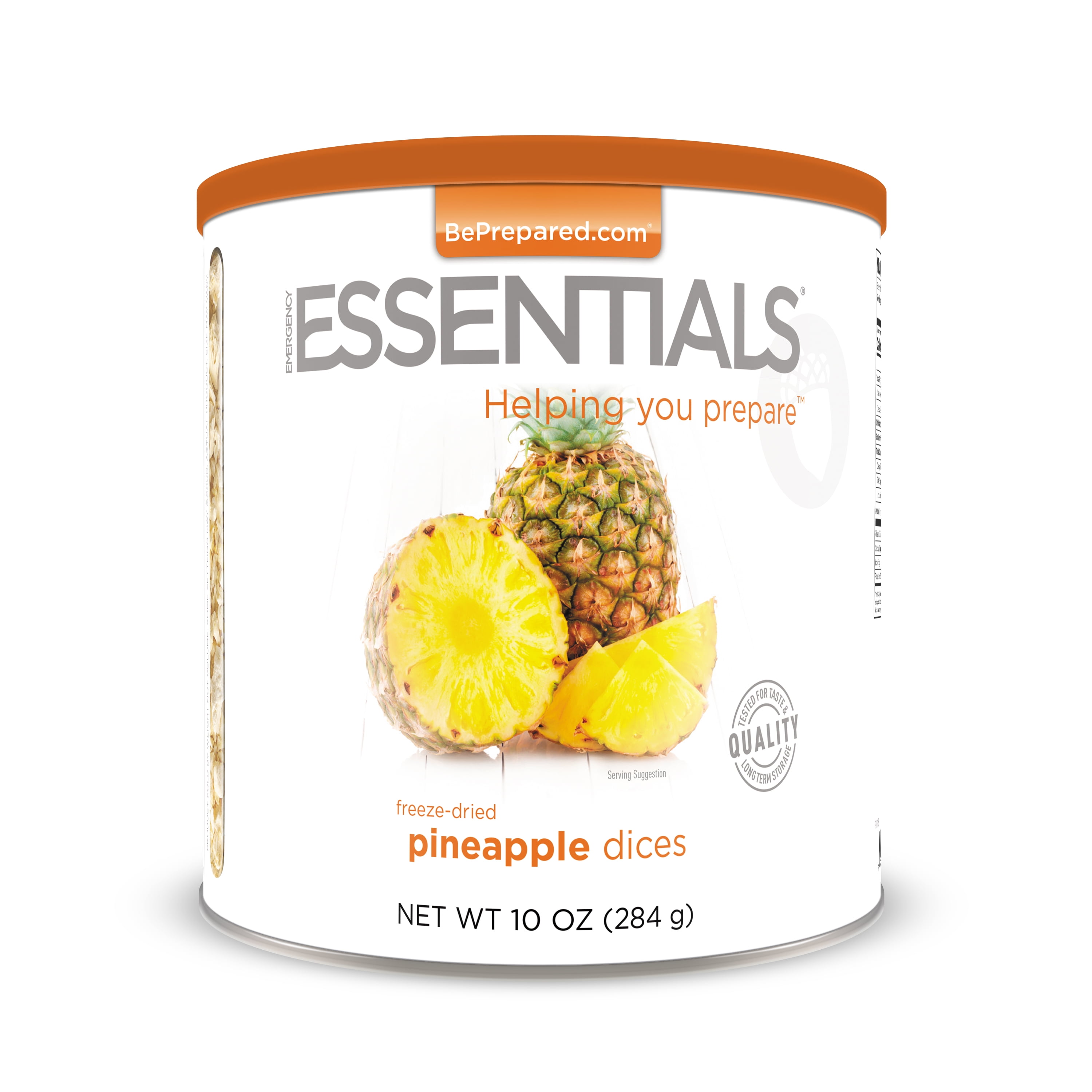 Emergency Essentials FreezeDried Pineapple Dices, 10 oz