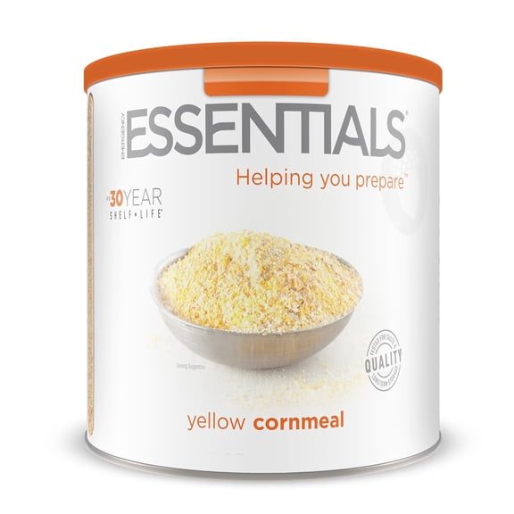 Emergency Essentials Yellow Cornmeal | Allergy Friendly Pantry Staple | 64 Serving #10 Can | Dehydrated for Everyday Use and Long Term Food Storage | 30 Year Shelf Life