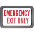 thumbnail image 1 of Emergency Exit Only Sign, 1 of 1