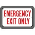 thumbnail image 1 of Emergency Exit Only Sign, 1 of 1