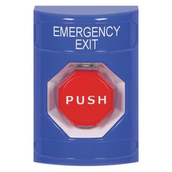 Emergency Exit Push Button,Blue Color