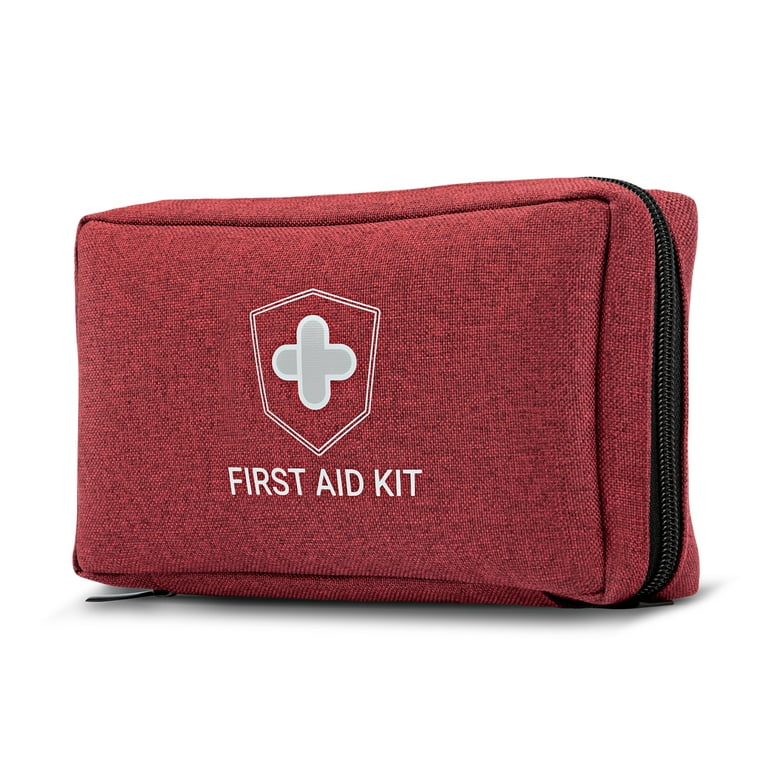 Red Rugged Class A First Aid Kit Small