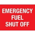 thumbnail image 1 of Emergency Fuel Shut Off Sign Metal 12"X8" Rust Free Aluminum,Indoor & Outdoor Use For Fence And Yard, 1 of 4