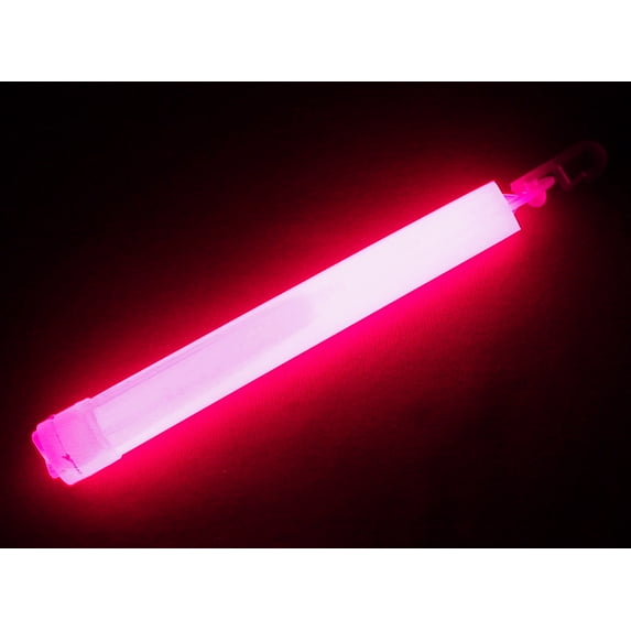 Emergency Glow Sticks (Red) - 6 Inch 12 Hour Long Lasting Military Grade Glow Sticks - Bulk Box of 50