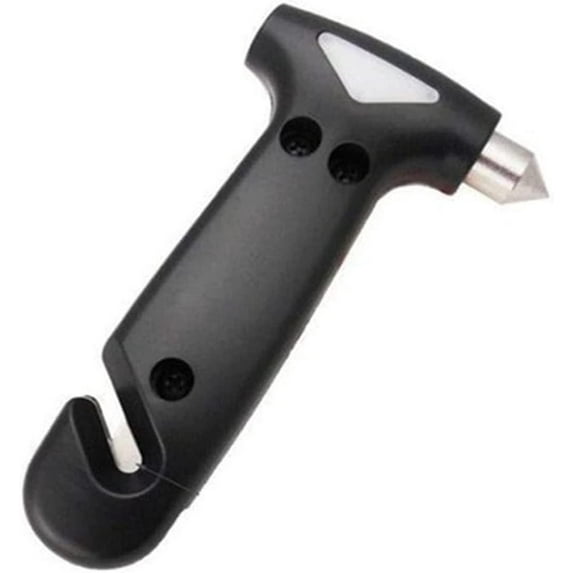 Emergency Hammer Window Breaker Hammer Rescue Hammer Automobile Car Rescue Hammer Seat Belt Cutter Black