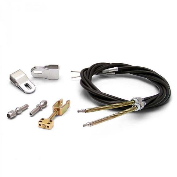 Emergency Hand Brake Cable Kit with Hardware Kit for Ford Clevis