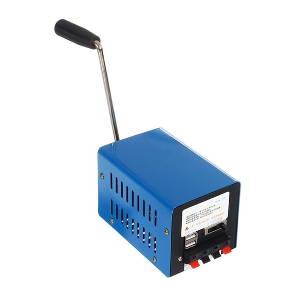 Emergency Hand Crank Dynamotor High Power Charger Portable USB Charging Hand Crank Generator Outdoor Camping Survival Power Bank ,Easy to Operate