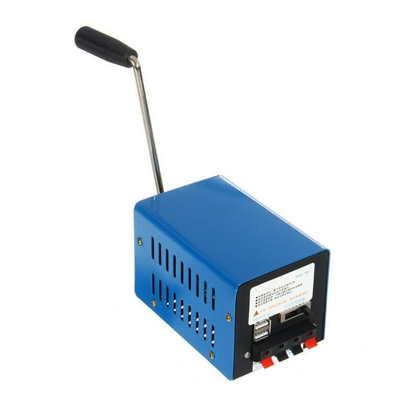 Emergency Hand Crank Dynamotor High Power Charger Portable USB Charging Hand Crank Generator Outdoor Camping Survival Power Bank ,Portable