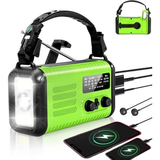 Katio Katio KA500L - Solar & Hand-Powered Weather Radio, FM/AM/Shortwave ...
