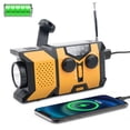 thumbnail image 1 of Emergency Hand Crank and Solar Radio with LED Flashlight – Portable AM/FM/NOAA Weather Radio with 2000mAh Mobile Power Charger – Ideal for Outdoor Adventures and Emergency Situations, 1 of 6