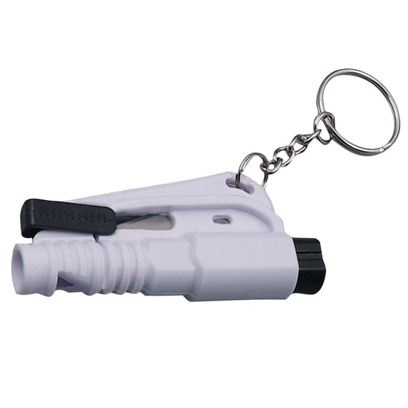 Emergency Keychain Car Window Breaker and Seatbelt Cutter MultiFunction Safety Tool Compact Design for Vehicle Use